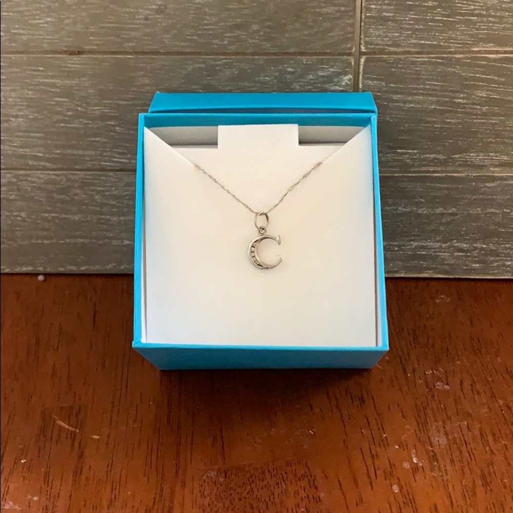 Pagoda “C” shaped necklace